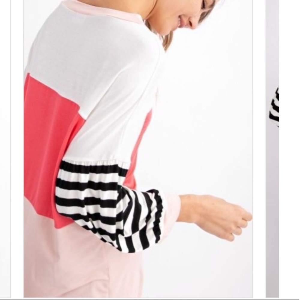 Bamboo bouffant long sleeve top - Picture 5 of 7